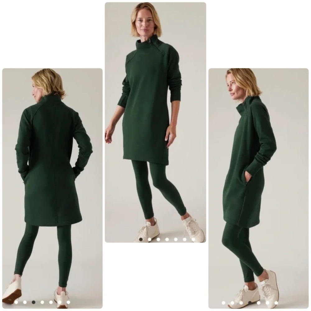 Athleta Cozy Karma Sweatshirt Dress